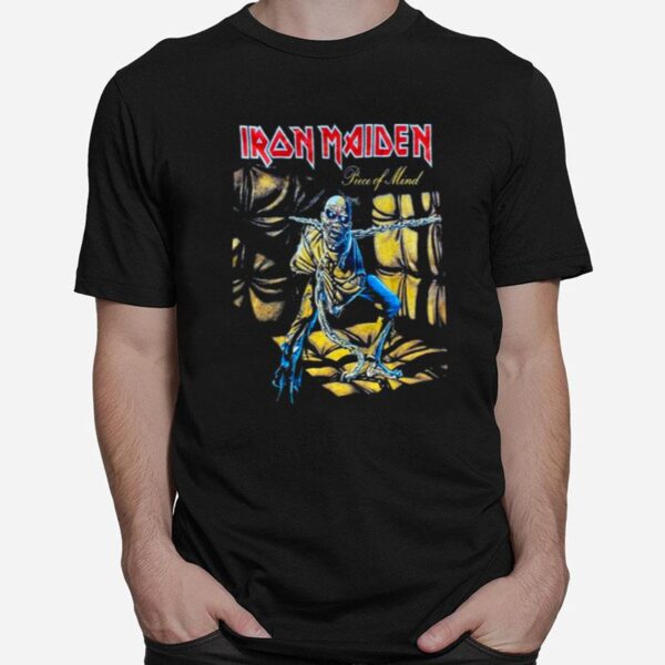 Iron Maiden Rock Band Retro Iron Maiden Live After Death T-Shirt