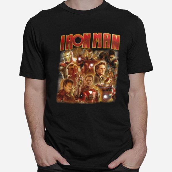 Iron Man Marvel Superhero Graphic T-Shirt