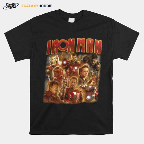 Iron Man Marvel Superhero Graphic T-Shirt