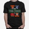 Ironton Fighting Tigers Valley View Spartans South Range Raiders Liberty Center Tigers Ohsaa 2022 Div V Football Semifinals The Four T-Shirt