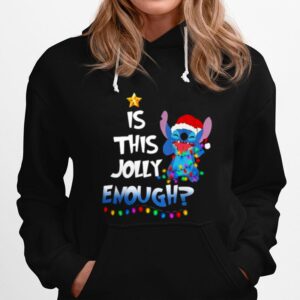 Is This Jolly Enough Christmastree Stitch Xmas Hoodie