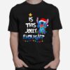 Is This Jolly Enough Christmastree Stitch Xmas T-Shirt