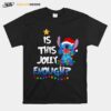 Is This Jolly Enough Christmastree Stitch Xmas T-Shirt