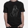 Isaacandersonuk Sketch Minimalist Line T-Shirt