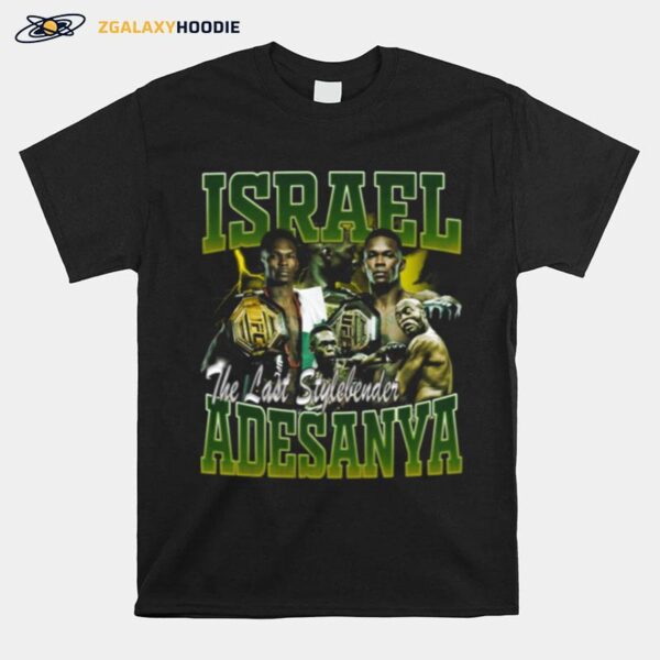 Israel Adesanya Bootleg Green Design T-Shirt