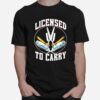 Licensed To Carry Barber T-Shirt