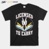 Licensed To Carry Barber T-Shirt