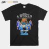 Never Underestimate A Woman Who Understand Basketball And Loves Ucla Bruins Mens Basketball T-Shirt