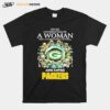 Never Underestimate A Woman Who Understand Football And Loves Packers T-Shirt