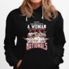 Never Underestimate A Woman Who Understands Baseball And Loves Washington Nationals Signatures Hoodie