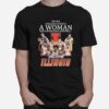 Never Underestimate A Woman Who Understands Basketball And Loves Illinois Fighting T-Shirt