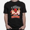 Never Underestimate A Woman Who Understands Basketball And Loves Syracuse Orange Mens Basketball T-Shirt