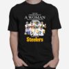 Never Underestimate A Woman Who Understands Football And Love Steelers Team T-Shirt