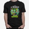 Never Underestimate A Woman Who Understands Football And Loves Baylor Bears Signatures T-Shirt