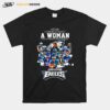 Never Underestimate A Woman Who Understands Football And Loves Eagles T-Shirt