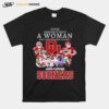 Never Underestimate A Woman Who Understands Football And Loves Sooners Football T-Shirt