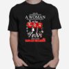 Never Underestimate A Woman Who Understands Football And Loves Tampa Bay Buccaneers Team T-Shirt