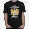 Never Underestimate A Woman Who Understands Hockey And Loves Golden Knights Vegas Signatures T-Shirt