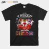 Never Underestimate A Woman Who Understands Sports And Loves Chicago 2022 T-Shirt