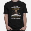 Never Underestimate A Woman Willie Nelson Who Listens To This Legend T-Shirt