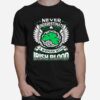 Never Underestimate A Woman With Irish Blood St Patricks Day T-Shirt