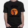 Never Underestimate An Old Guy With A Bass Guitar Sunset T-Shirt