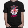 Never Underestimate An Old Lady Who Understands Baseball And Loves Indians Signatures T-Shirt