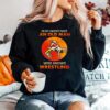 Never Underestimate An Old Man Who Knows Wrestling Blood Moon Sweater