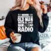 Never Underestimate An Old Man With A Ham Radio Dad Sweater