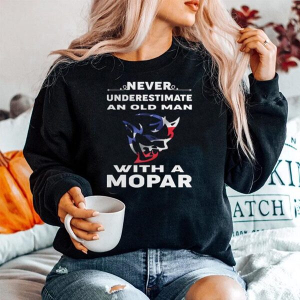 Never Underestimate An Old Man With A Mopar Sweater