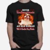 Never Underestimate An Old Woman With A Cavalier King Charles T-Shirt