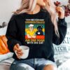 Never Underestimate And Old Man With His Tuxedo Cat Vintage Sweater