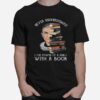 Never Underestimate The Power Of A Girl With A Books Ruth Bader Ginsburg T-Shirt