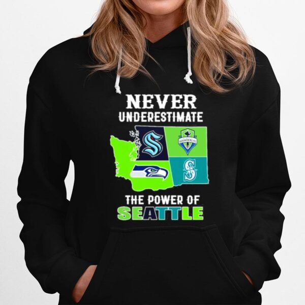 Never Underestimate The Power Of Seattle Seahawks Forever Seahawk Hoodie