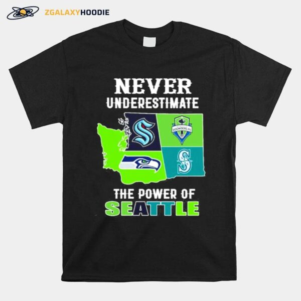 Never Underestimate The Power Of Seattle Seahawks Forever Seahawk T-Shirt