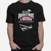 Never Underestimate Woman Master Degree Graduation T-Shirt