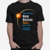 New Boston Texas Total Solar Eclipse 2024 T-Shirt