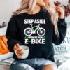 New Ebike Saying Old Man Father Dad Cyclist Bicylce Sweater