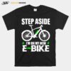 New Ebike Saying Old Man Father Dad Cyclist Bicylce T-Shirt