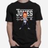 New England Football Mac Jones Cartoon T-Shirt