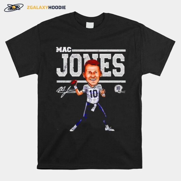 New England Football Mac Jones Cartoon T-Shirt