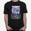 New England Patriots 62Nd Anniversary 1960 2022 Thank You For The Memories Signatures T-Shirt