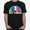 New Jersey Rainbow Tie Dye Nj New Jersey Vibes T-Shirt