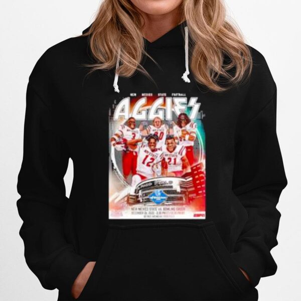 New Mexico State Football The Aggies Are Headed To Detroit Rock City December 26 2022 Hoodie