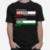 New Password C6H5Cooh Weak New Password H2So4 Strong T-Shirt