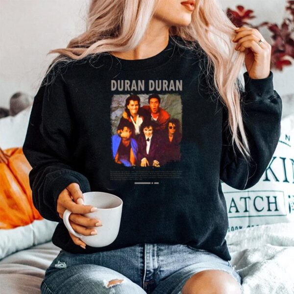 New Wave Retro Band Duran Duran Copy Sweater