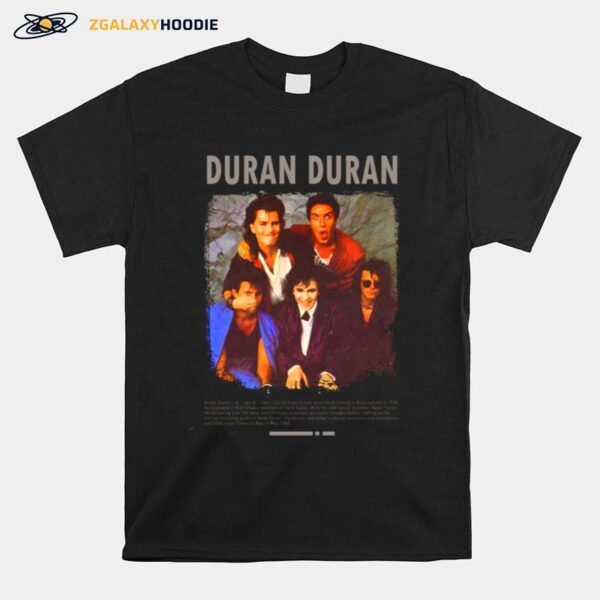 New Wave Retro Band Duran Duran Copy T-Shirt