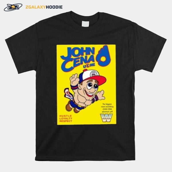 New Wwe Mario John Cena Mario T-Shirt