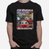 New York City Da Bronx Bombers Yankee Navy Fire T-Shirt