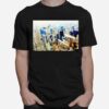 New York City Skyline Jets A10 Warthog F 15 F16 Ww2 T-Shirt